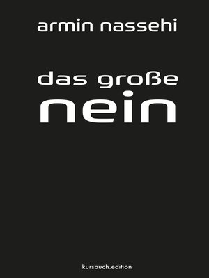 cover image of Das große Nein